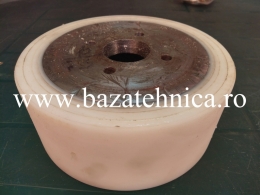 Acoperire roata cu poliuretan fi 190 x fi 240 x h 100 mm, Duritate- 90 shori